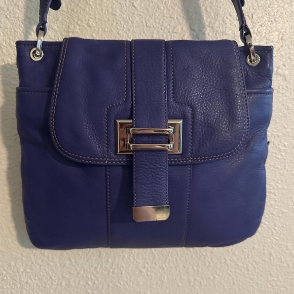 Vintage Liz Claiborne Convertible Leather Shoulder Bag - Picture 3 of 7